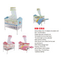 China Manufacturer NEW Design Iron Baby Crib with Mosquito net Baby Bed Can be Extended